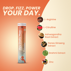 Ayu DailyMax Supplement with ingredients listed on an orange and beige background